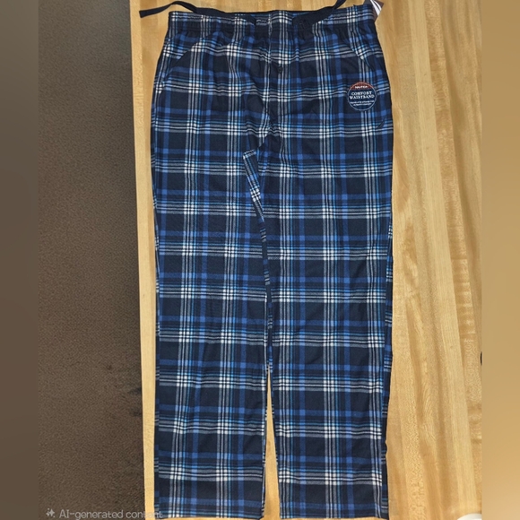 Nautica Men's Navy Plaid Pajamas (PJ8) - Picture 5 of 12